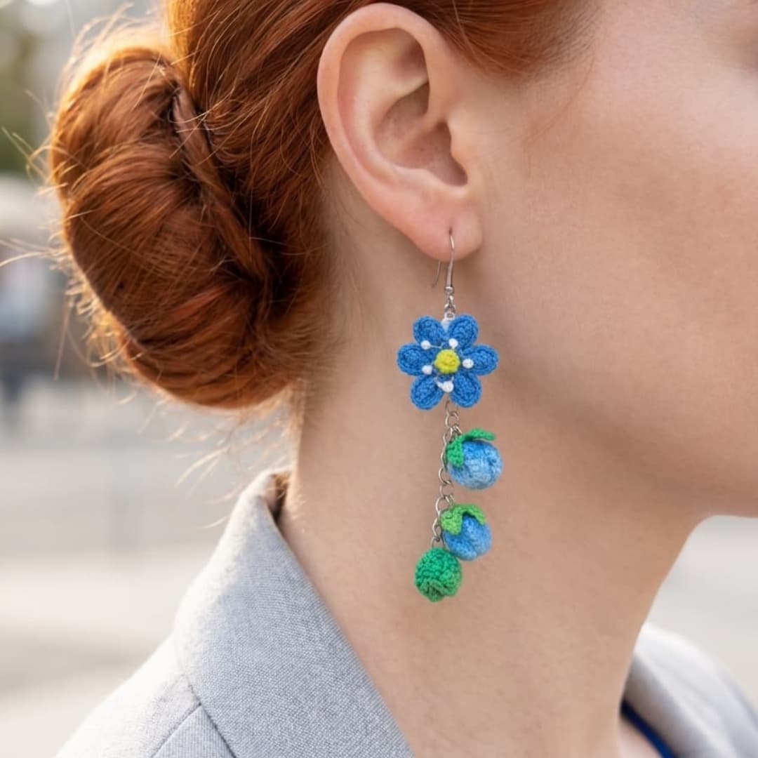 jarní motivy a modrá barva